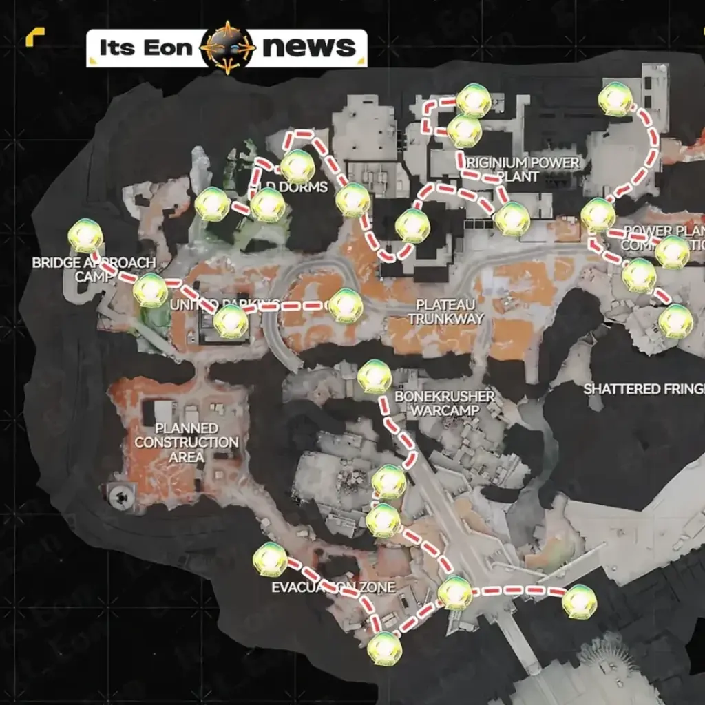 Arknights Endfield: аурилен. Все точки сбора