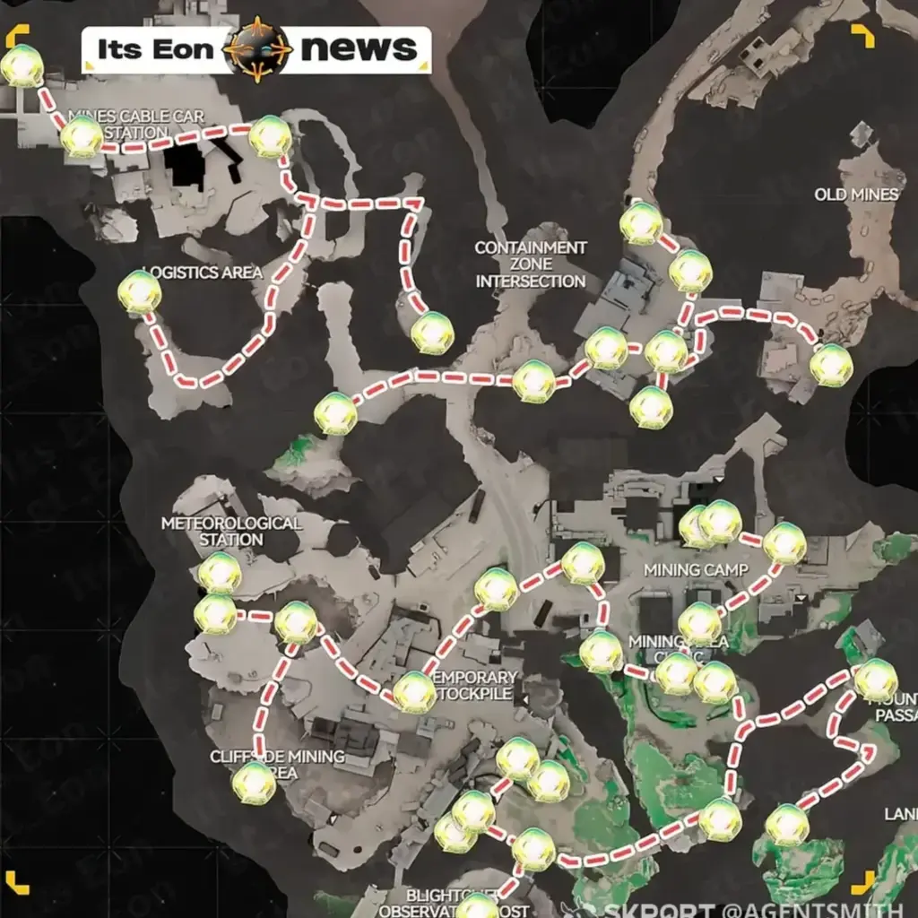 Arknights Endfield: аурилен. Все точки сбора